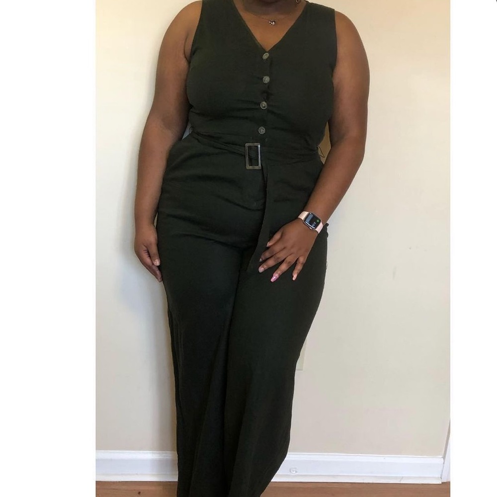 Olive Green Jumpsuit